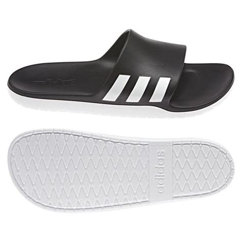 adidas badslippers dames zwart wit|Adidas online shop.